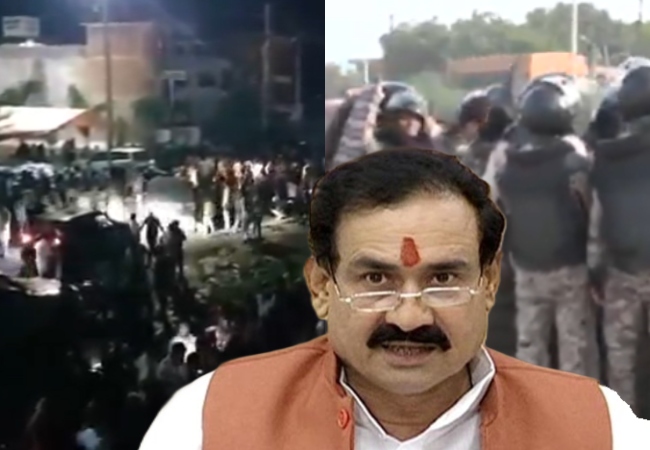 बीजेपी ने नरोत्तम मिश्रा का टिकट काटा तो दतिया में भड़की हिंसा, समर्थकों की पत्थरबाजी में कई पुलिसकर्मी घायल