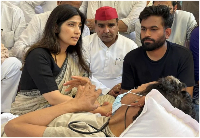जंतर-मंतर पहुंचीं सपा सांसद डिंपल यादव का बड़ा बयान, बोलीं-20 जुलाई को सोनम वांगचुक खत्म करेंगे भूख हड़ताल