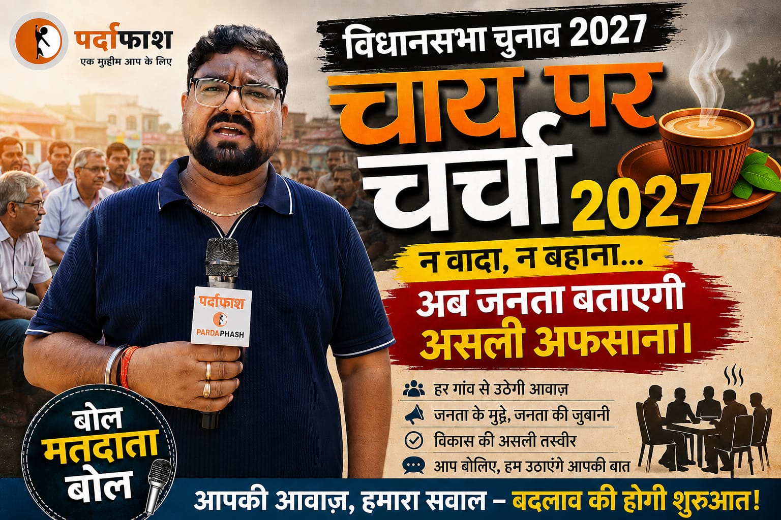 ‘बोल मतदाता बोल’—अब चुनावी एजेंडा नहीं, जनता तय करेगी असली मुद्दे