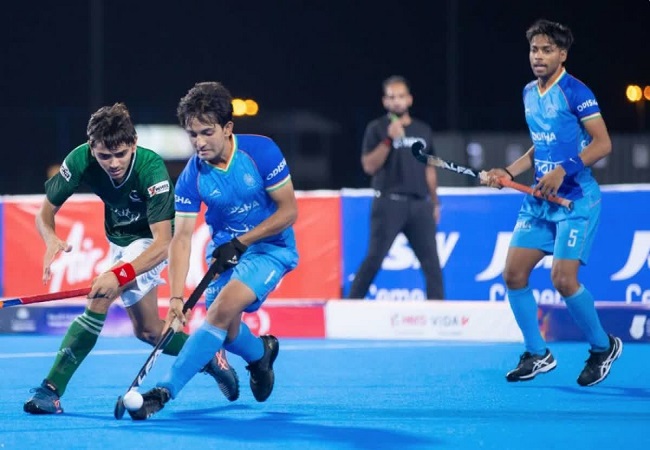 भारत ने पाकिस्तान को फाइनल में 3-1 से धूल चटाकर FIH यूथ हॉकी फाइव्स एशियाई चैंपियनशिप पर किया कब्जा