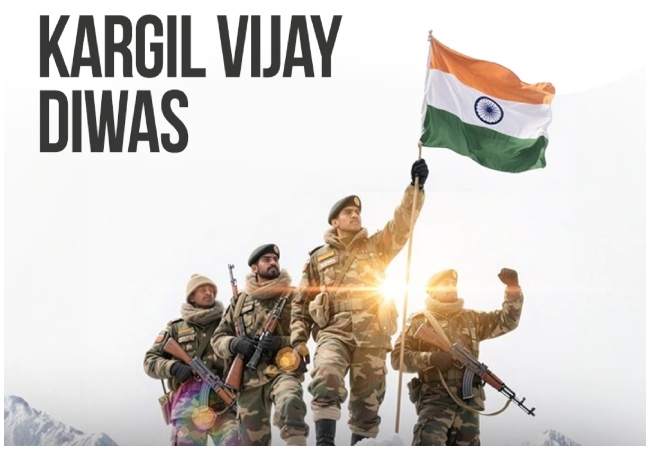 कारगिल विजय दिवस की राष्ट्रपति द्रौपदी मुर्मू, PM मोदी और नेता प्रतिपक्ष राहुल गांधी ने देशवासियों को दी बधाई