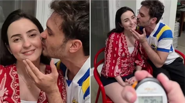 Video Viral : ब्राजील के एक कपल ने 30 सेकेंड में 195 बार Kiss कर बनाया वर्ल्ड रिकॉर्ड, अब ये है अगला लक्ष्य
