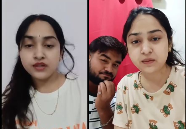 VIDEO : मुस्लिम युवती ने हिंदू युवक संग रचाई शादी, वीडियो जारी कर बोली-मैं किडनैप नहीं, प्रेमी के साथ हिन्दू रिवाज से कर ली है शादी