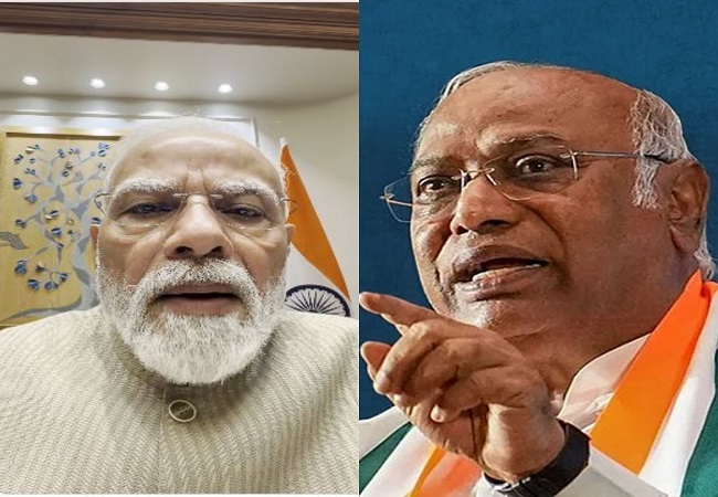 पीएम मोदी संसद में बयान दें, न कि रात में वीडियो रिकॉर्ड करके एकतरफा मन की बात करनी चाहिए : मल्लिकार्जुन खरगे