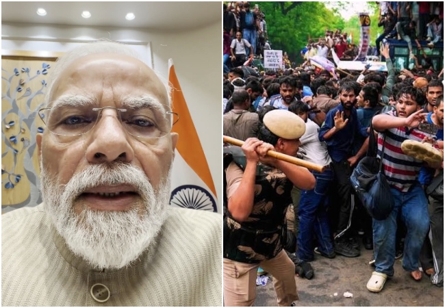 आधी रात को छात्रों के नाम वीडियो संदेश जारी कर बोले पीएम मोदी- पेपर लीक पर कैबिनेट सख्त फैसला लेगी