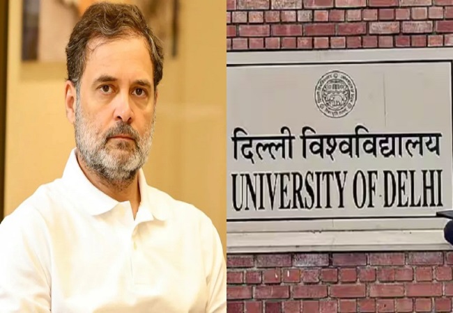 DU ने छात्रों से जंतर-मंतर जाने पर एक्शन की बात कही, राहुल गांधी बोले-स्टूडेंट्स के डेमोक्रेटिक अधिकारों का इस्तेमाल पर धमकाने की तुम्हारी हिम्मत कैसे हुई?
