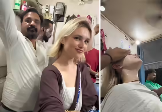 Video-रूसी महिला ने दिल्ली के मेन्स सैलून में 1 डॉलर में कराया फेस मसाज, बताया अनोखा अनुभव