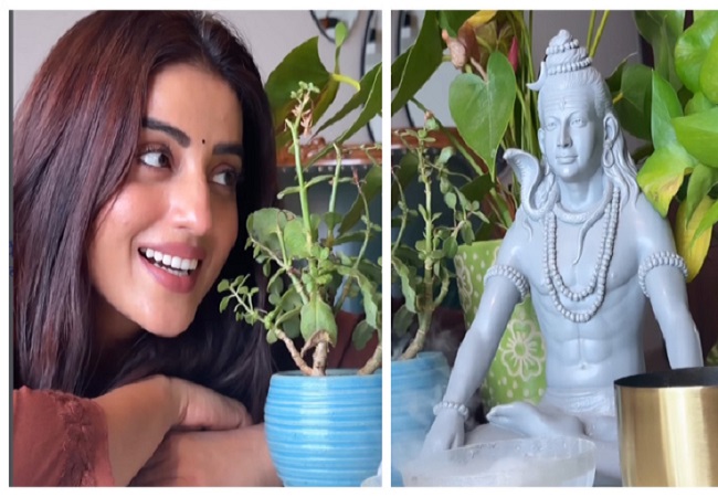 भोजपुरी अभिनेत्री अक्षरा सिंह ने 'शिव कैलाशों के वासी' भजन गाया, फैंस ने लुटाया जमकर प्यार