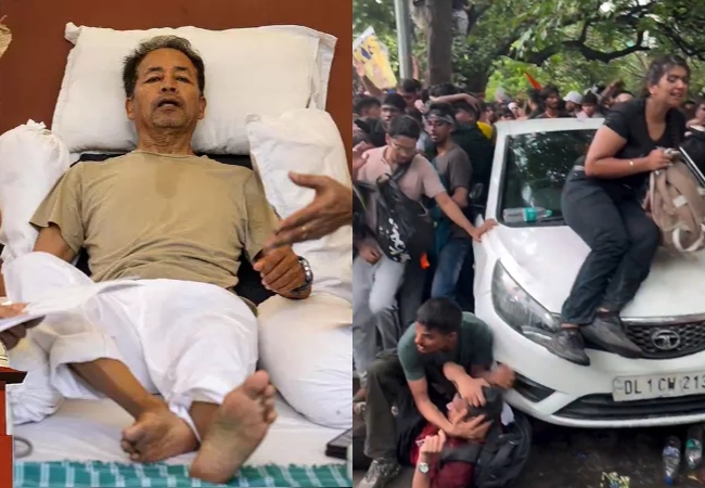 सोनम वांगचुक ने पुलिस की निर्दयता देखकर अनशन न तोड़ने का लिया फैसला : CJP संस्थापक अभिजीत दिपके
