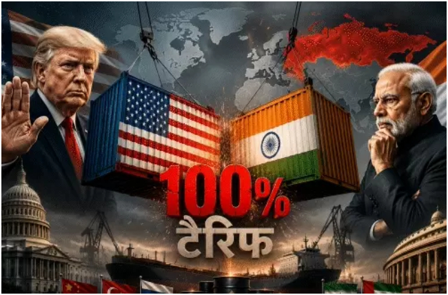 US Tariff Hike Threat : भारत पर 100 फीसदी टैरिफ लगाने का बिल अमेरिकी संसद में पेश,रूसी तेल खरीदने वाले ये 5 देश हैं निशाने पर