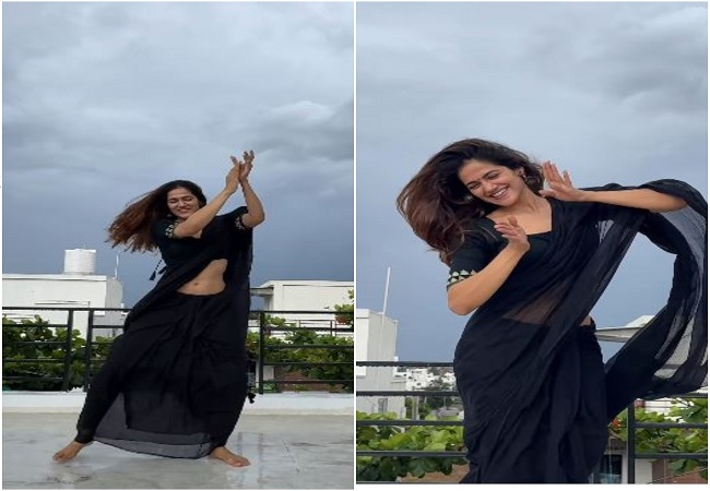 Woman Rain Dance Viral Video : ‘बरसो रे मेघा’ गाने पर काले रंग की साड़ी पहन लड़की ने किया बेहद खूबसूरत डांस, अटरैक्टिव लुक पर फैंस हुए फिदा