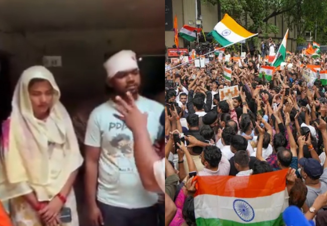 Video-NEET आंदोलन में जंतर-मंतर पर हुई मुलाकात, लाठीचार्ज के बाद अस्पताल और फिर मंदिर में बिहारी लड़के ने रचाई शादी