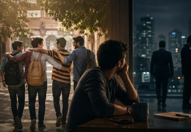 भीड़ में भी अकेले हैं 77% युवा! जानिए क्यों 25 के बाद अच्छे दोस्त मिलना हो जाता है नामुमकिन