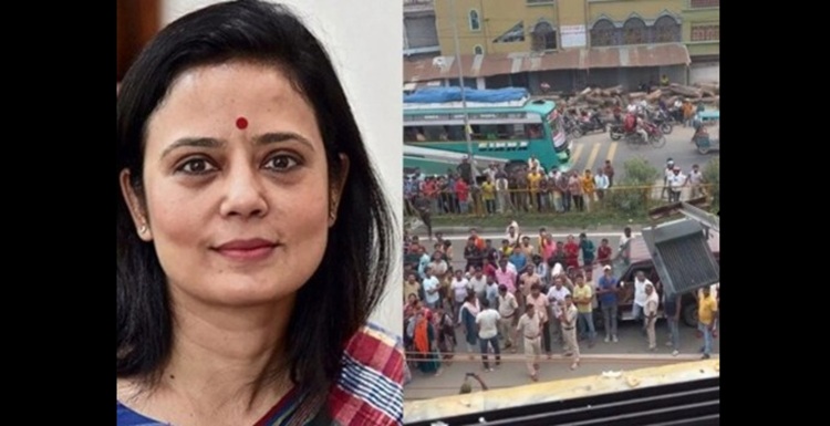 पश्चिम बंगाल में महुआ मोइत्रा पर अंडे से हमला, TMC सांसद बोले-BJP के लोग हमला कर रहे, पुलिस देख रही