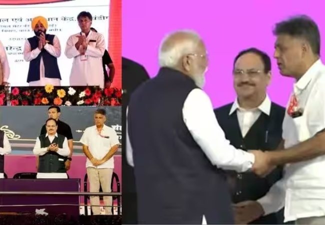 PM मोदी के साथ मंच साझा करने पर उठे सवाल, कांग्रेस सांसद मनीष तिवारी ने तोड़ी चुप्पी