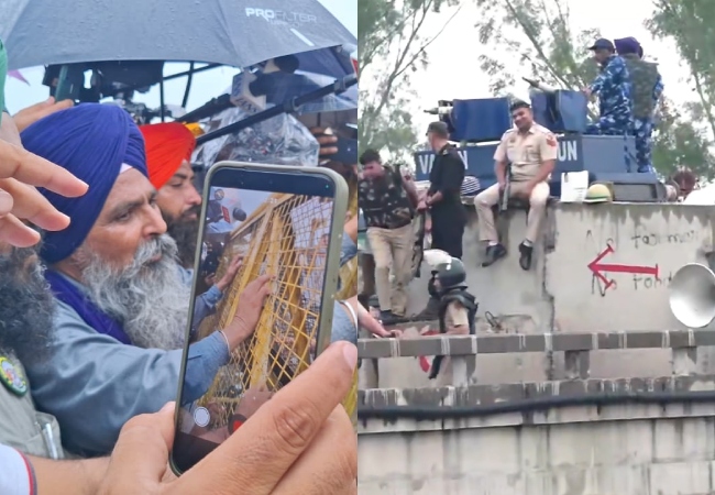 पंजाब के किसानों का 'देश बचाओ मोर्चा': शंभू बॉर्डर सील, दिल्ली-कटड़ा एक्सप्रेस-वे पर आव-जाही पर रोक, अंबाला में धारा 163 लागू