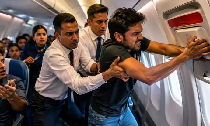 Batik Air Flight : कोच्चि जा रही फ्लाइट में यात्री ने एग्जिट डोर खोलने की कोशिश की , सवार लोगों की सुरक्षा खतरे में पड़ गई