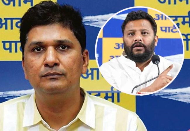 सादे कपड़ों में आए पुलिसकर्मियों ने AAP विधायक कुलदीप कुमार को किया किडनैप : सौरभ भारद्वाज
