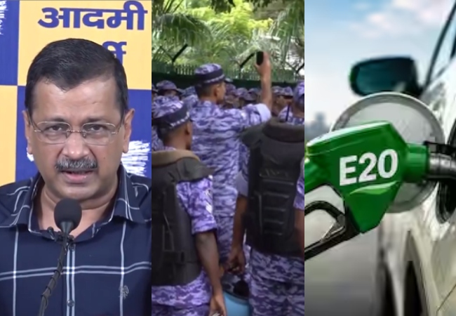 E20 पेट्रोल के मुद्दे केजरीवाल का प्रधानमंत्री आवास तक मार्च आज, सुरक्षा बढ़ाई गई