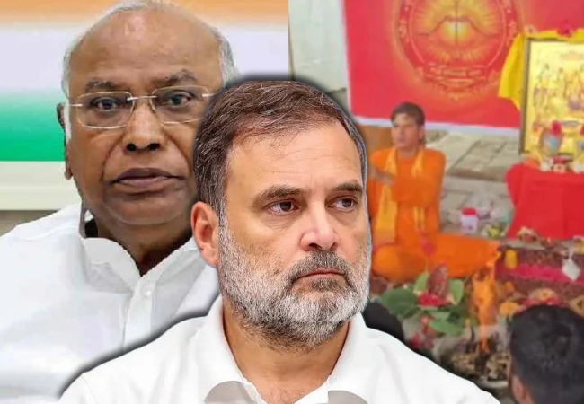 खरगे की सभा के बाद मंच के शुद्धीकरण पर भड़के राहुल गांधी, कहा- यह BJP-RSS की सालों से पाली-पोसी मनुवादी सोच का नतीजा