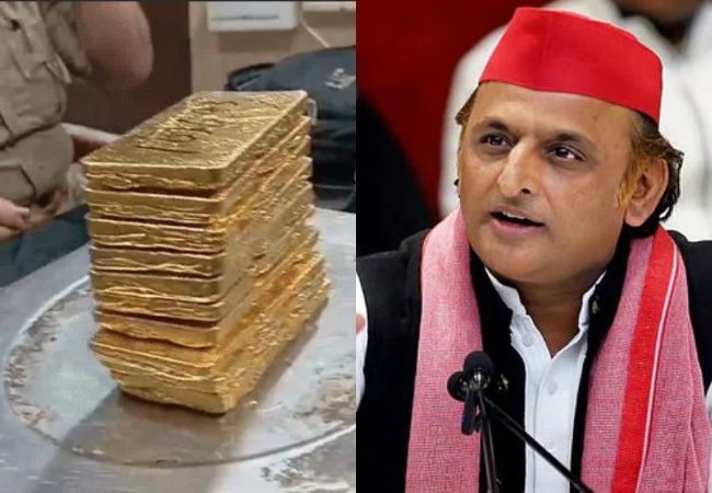 कन्नौज में 10kg सोना पकड़े जाने पर अखिलेश का सनसनीखेज दावा- गाड़ी से 1 किलो के 26 सोने के बिस्कुट पकड़े लेकिन दिखाए केवल 10