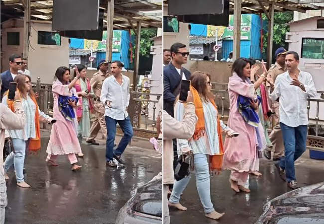 फिल्म 'वाराणसी' की रिलीज से पहले सिद्धिविनायक मंदिर पहुंचीं प्रियंका चोपड़ा, लिया बप्पा का आशीर्वाद