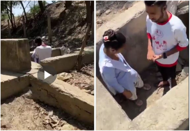 Viral Video : स्कूल यूनिफॉर्म में ब्यॉफेंड के साथ नाले में अश्लील हरकत करते पकड़ी गई छात्रा , सोशल मीडिया पर बना चर्चा का विषय
