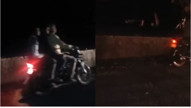 Viral Video : जब अंधेरे में मौजूद शेर ने बाइक सवारों पर कर दिया अचानक हमला, वीडियो सोशल मीडिया पर तेजी से वायरल