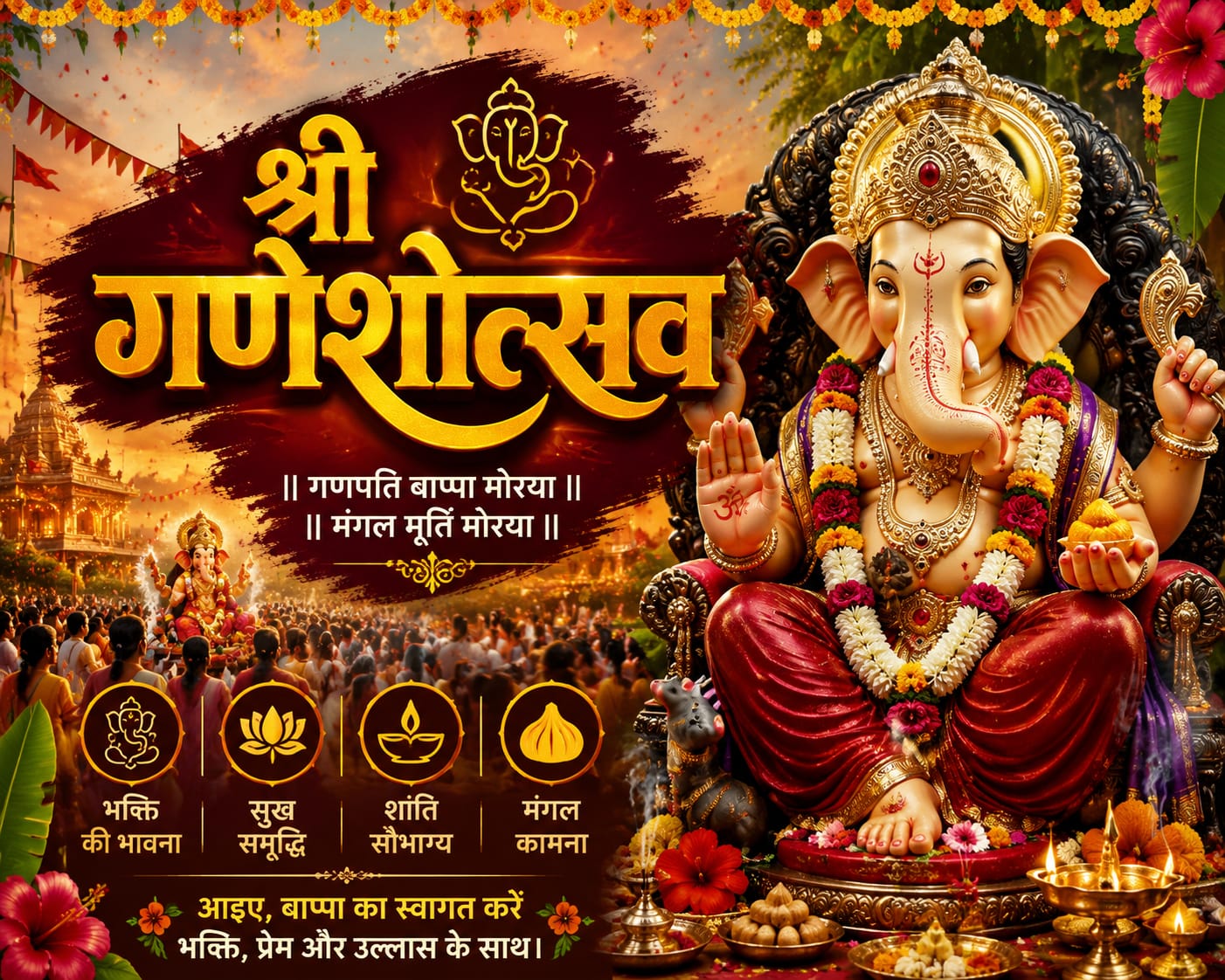 Ganeshotsav 2026 : विघ्नहर्ता भगवान गणेश के जन्मोत्सव का महापर्व गणेशोत्सव, विधि-विधान से करें पूजा