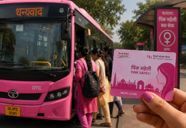 महिला यात्रियों को बड़ी राहत, दिल्ली में 'पिंक सहेली स्मार्ट कार्ड' की समय सीमा 16 अगस्त तक बढ़ी।