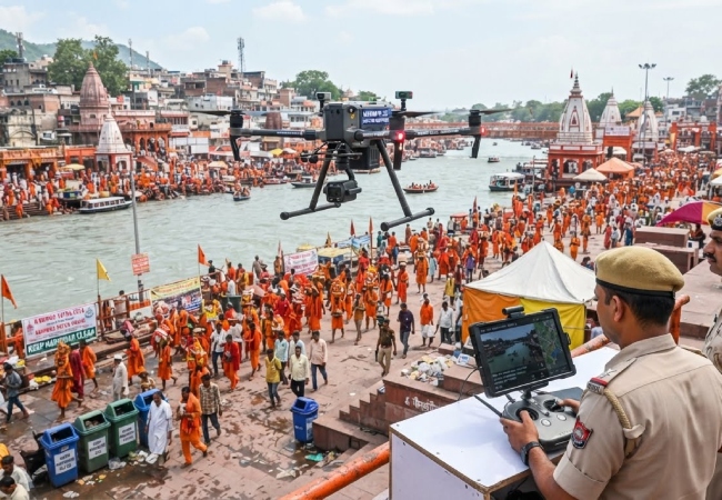 हरिद्वार नगर निगम ने शुरू की नई पहल, ड्रोन तकनीक से होगी कांवड़ यात्रा और स्वच्छता की निगरानी