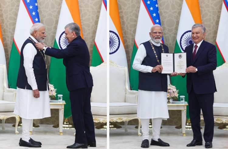 PM मोदी को मिला उज्बेकिस्तान का सर्वोच्च सम्मान, अब तक 36 देशों ने किया सम्मानित