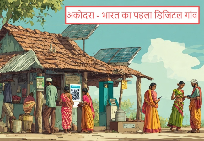 एक गांव, एक बदलाव, एक नई शुरुआत, अकोदरा - भारत का पहला डिजिटल गांव