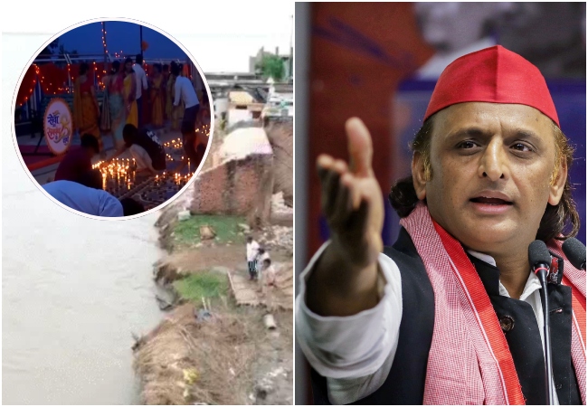 'भला क्या जलाये कोई दीया, जब पानी में डूब गया है दीप...' अखिलेश ने बाढ़ के मुद्दे पर भाजपा को घेरा