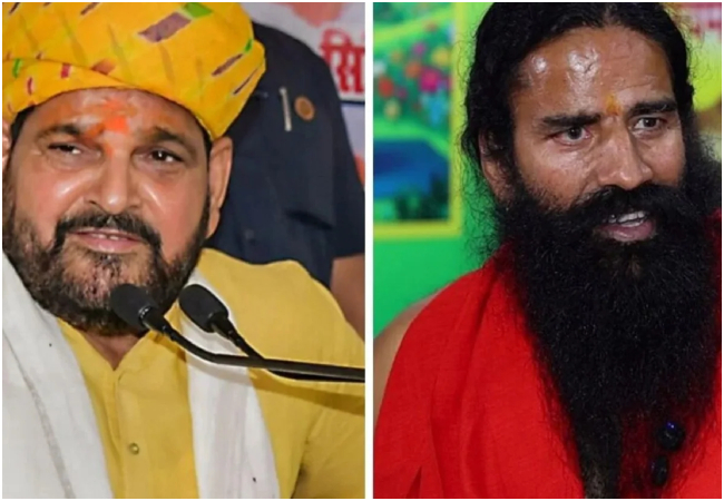पतंजलि घी को नकली कहना ब्रजभूषण शरण सिंह पर पड़ा भारी, बाबा रामदेव की कंपनी ने दायर किया 50 करोड़ के मानहानि का मुकदमा