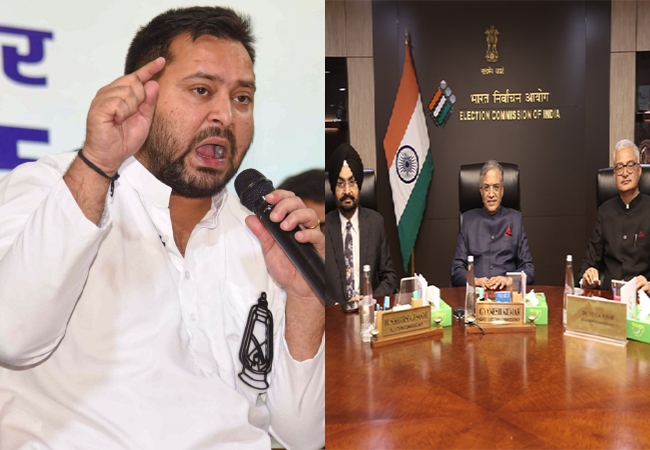 चुनाव आयोग देश और लोकतंत्र के लिए कैंसर बन चुका है : तेजस्वी यादव