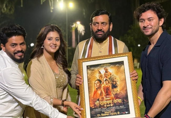 मुख्यमंत्री नायब सिंह सैनी ने फिल्म 'महाकाव्य श्री रामायण कथा' का पोस्टर किया जारी, जानें अंजलि अरोड़ा और देव शर्मा क्या बोले?