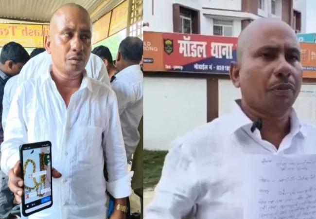 Video-स्वास्थ्य मंत्री के निशांत कुमार को माला पहनाने की होड़ में नेताजी की चोर ने उड़ाई 7 लाख की चेन,पुलिस ने दर्ज किया मामला