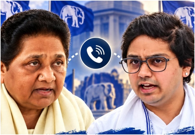 आकाश आनंद ने मायावती की तबीयत जानने के लिए किया फोन तो बसपा सुप्रीमो ने भतीजे पर ही लगा दिये गंभीर आरोप
