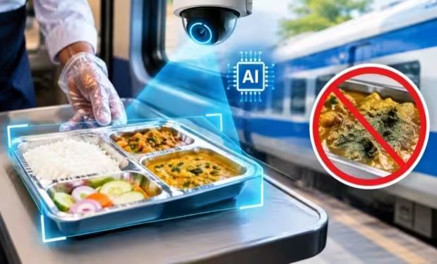 ट्रेन में खाने की क्वालिटी पर AI की नजर , खाने में गड़बड़ी पर ऐसे लगेगी रोक