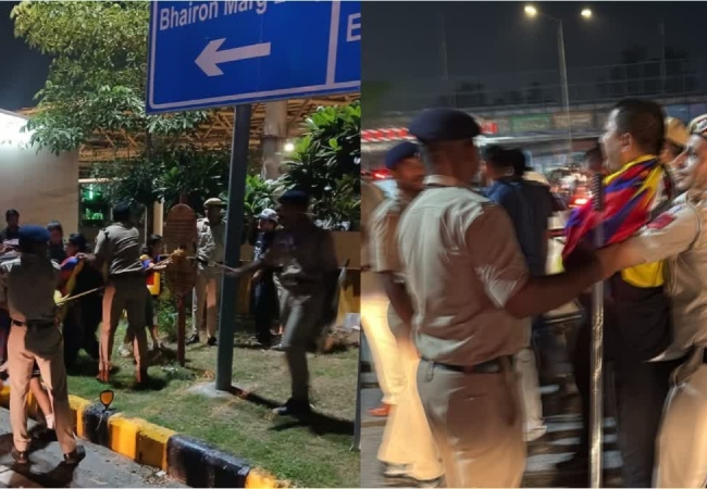 Video : ब्रिक्स शिखर सम्मेलन के दौरान दिल्ली में चीनी राष्ट्रपति का विरोध, सुरक्षा चक्र तोड़कर तिब्बती युवाओं ने जिनपिंग के खिलाफ की नारेबाजी