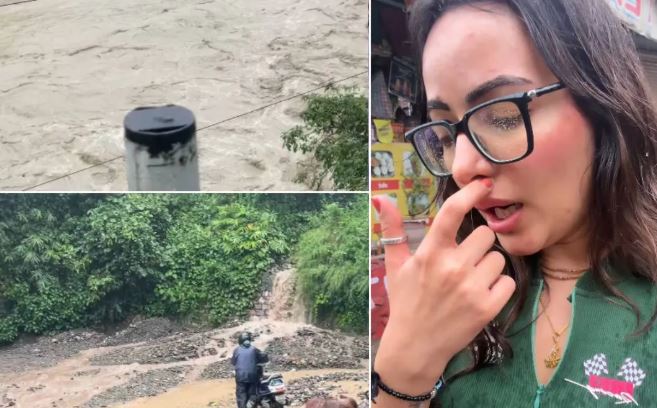 Uttarakhand : लैंड स्लाइड के चलते उत्तराखंड में फंसीं 'पुष्पा' एक्ट्रेस आंचल मुंजाल, हालात के बारे में कही ये बात
