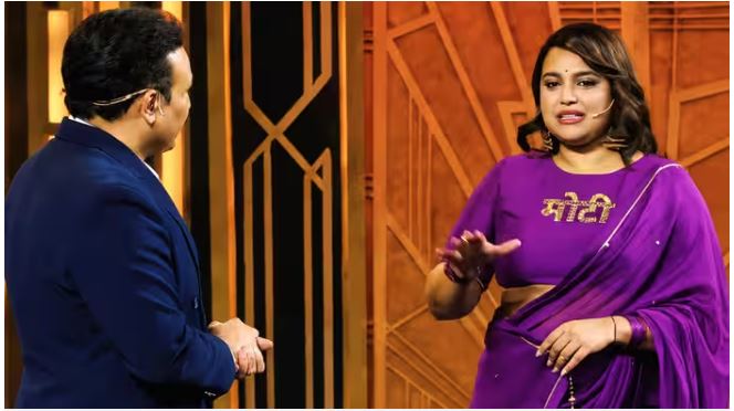 'राइज एंड फॉल 2' शो में बतौर कंटेस्टेंट स्वरा भास्कर ने ब्‍लाउज पर 'मोटी' लिखवाकर मारी एंट्री, वीरेंद्र सहवाग ने पूछा तो अपने अंदाज में इसका दिया जवाब