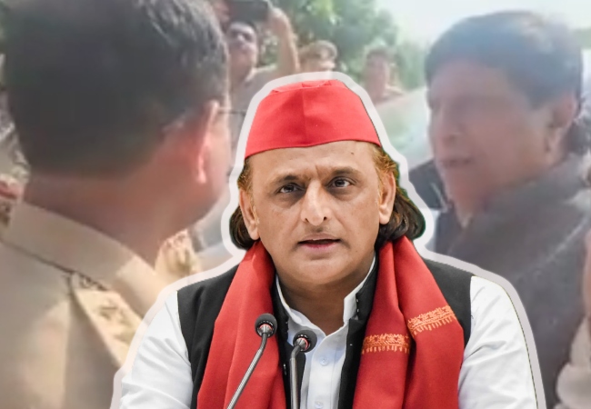 सपा सांसद रामजीलाल सुमन को पुलिस ने रोका तो भड़के अखिलेश यादव, बोले- जैसे-जैसे चुनाव पास आ रहे हैं भाजपा की हताशा बढ़ती जा रही