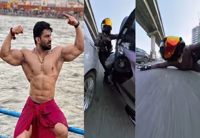 महिला बाइकर को कार से टक्कर मारने वाला कल्याण बैंसला गिरफ्तार, पुलिस ने जोड़ी 'हत्या की कोशिश' की धारा