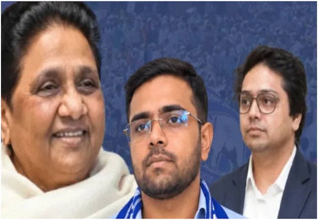 मायावती, बोलीं- आनंद कुमार के बेटों को BSP में नहीं मिलेगा कोई पद,भाई की बेटी दीपिका आनंद पार्टी के मिशन को बढ़ाएगी आगे