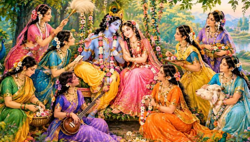 Radha Ashtami Asht Sakhiyon 2026 : राधा रानी की अष्ट सखियों के रहस्य और उनके मंदिर ,