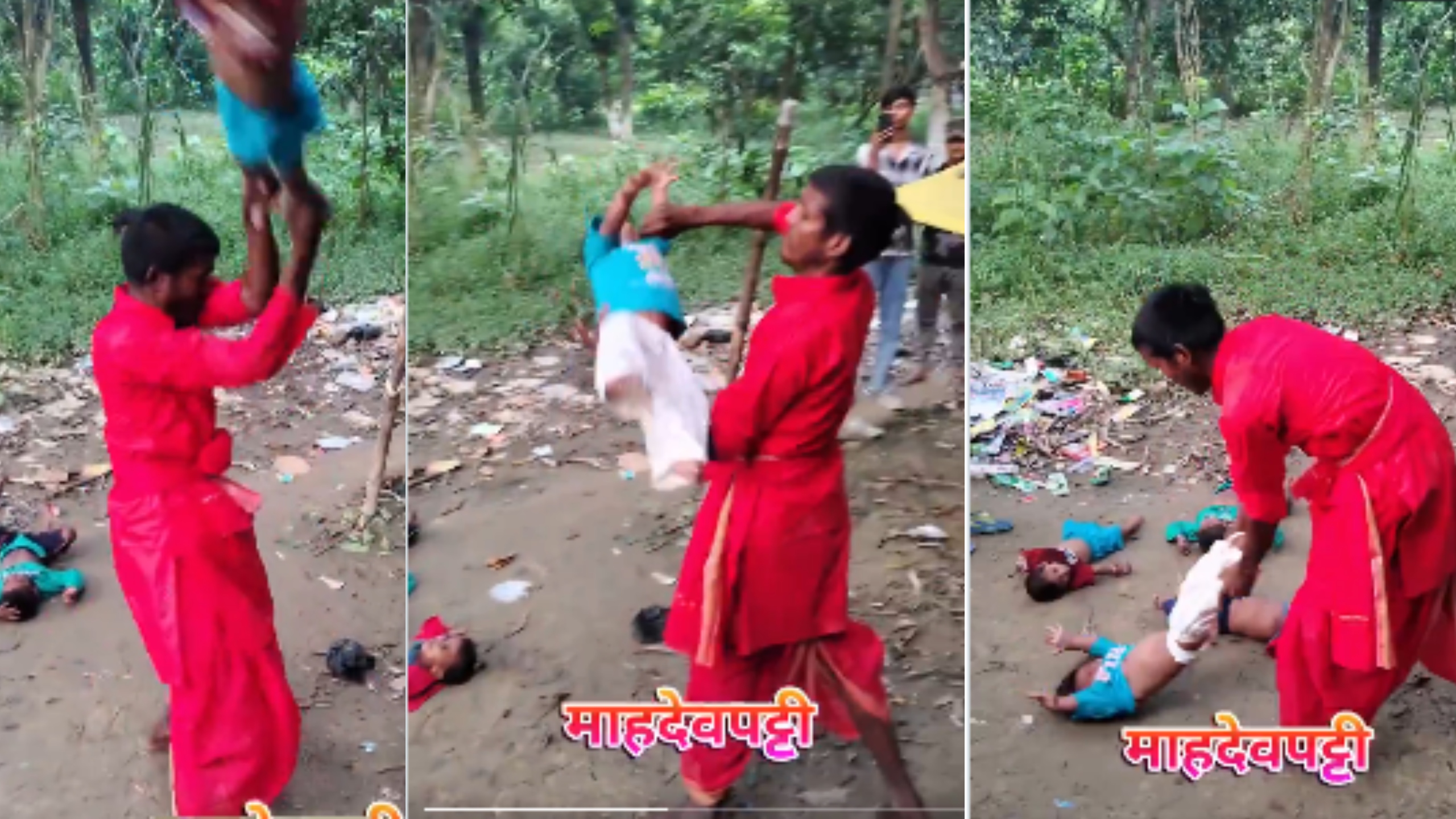 श्मशान में ‘इलाज’ के नाम पर बच्चों पर ऐसा तंत्र-मंत्र, जिसे देख फट जायेगा कलेजा! बिहार के इस वायरल वीडियो पर भड़के लोग