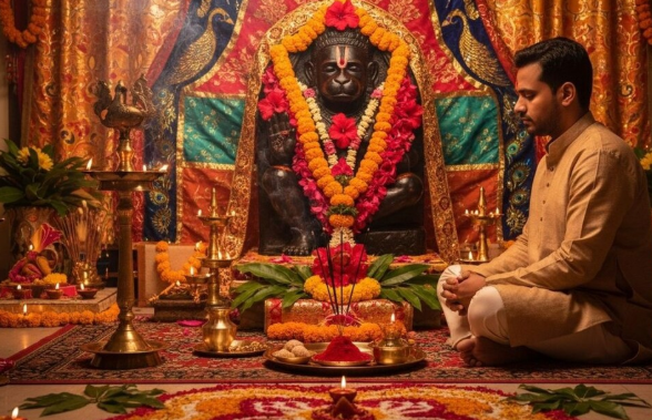 Diwali Hanuman Puja 2026 :  दिवाली से एक दिन पहले होती हैं ​हनुमान जी की विशेष पूजा , शनि देव के कुप्रभाव से मिलती है मुक्ति