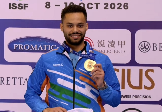 उदयवीर सिद्धू ने ISSF विश्व कप में रचा इतिहास, डेब्यू सीनियर वर्ल्ड कप फ़ाइनल में जीता गोल्ड मेडल